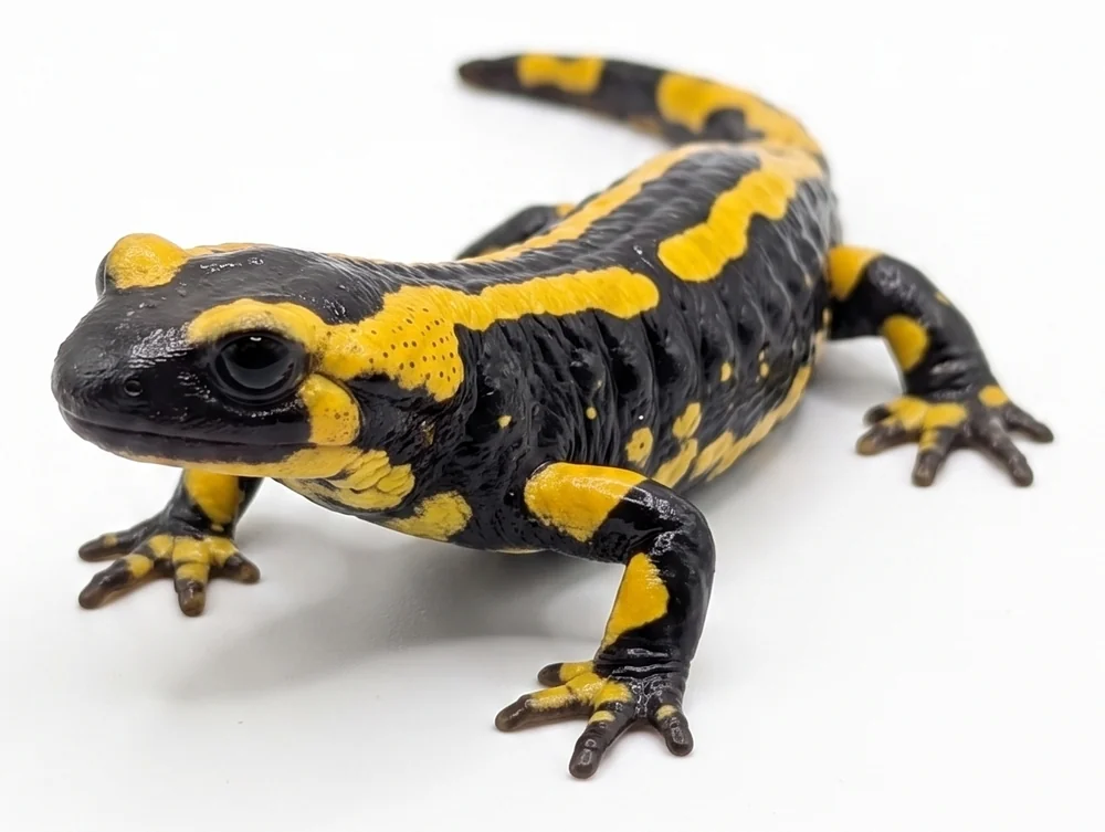 Salamandre tachetée, emblème de Maison Bel'R